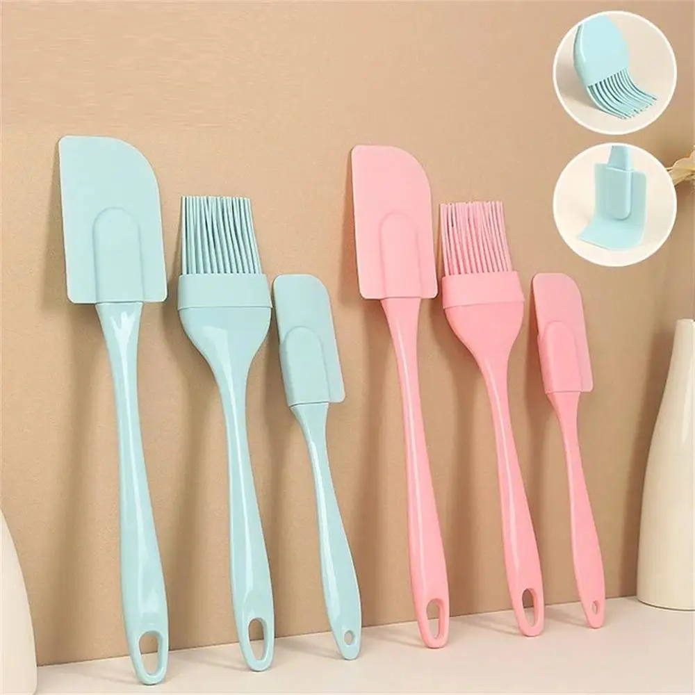 Kitchen Baking Mixer - 3 Buah Sikat Minyak Mixer Spatula
