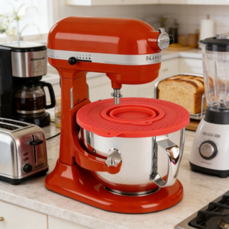 Kitchen Aid Baking Lid - Penutup Mangkuk Mixer Silikon Kompatibel dengan
