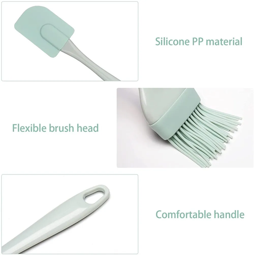 Kitchen Baking Mixer - 3 Buah Pengikis Krim DIY Spatula