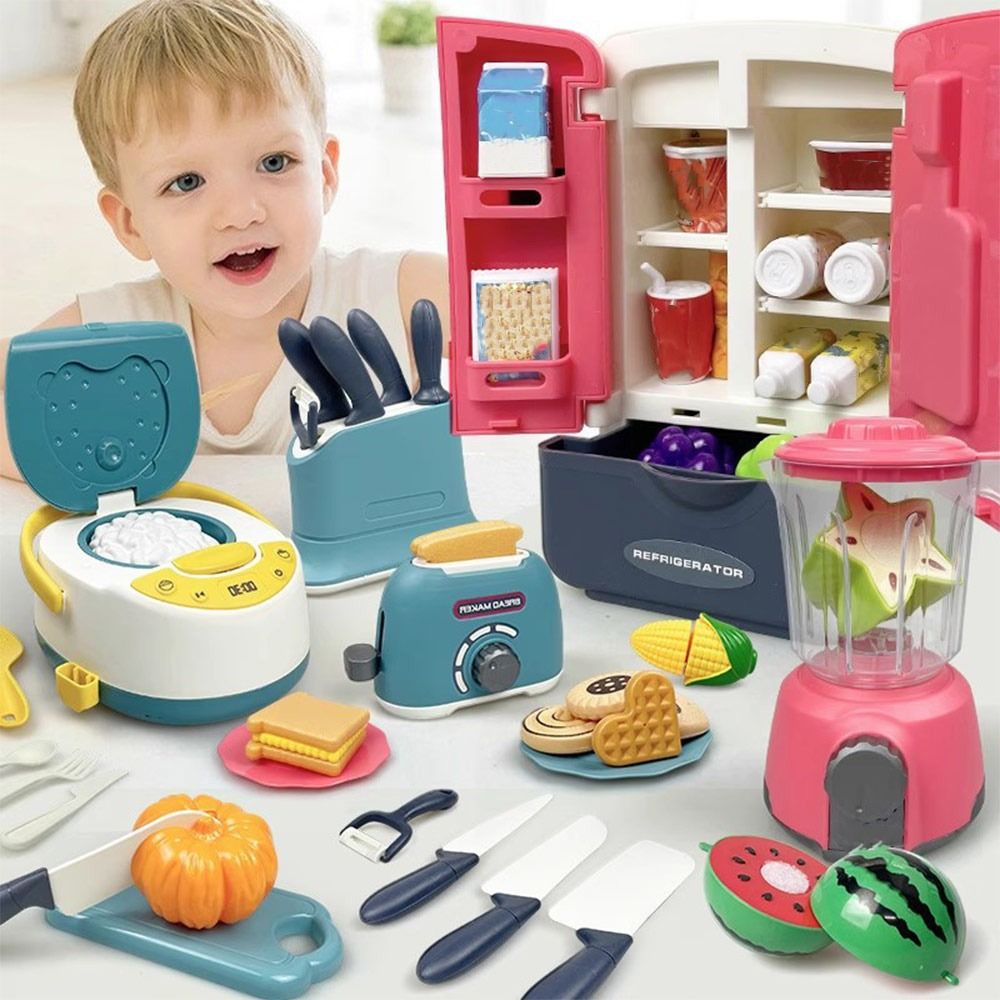 Baking Kitchen For Kids - Set Mainan Memasak Multiwarna Lucu, Set