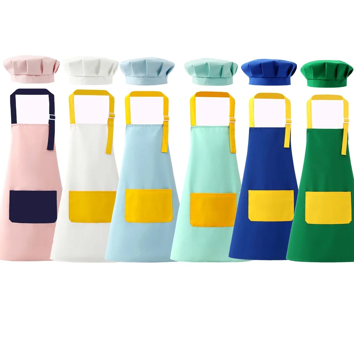 Baking Kitchen For Kids - Set Celemek dan Topi Koki Anak