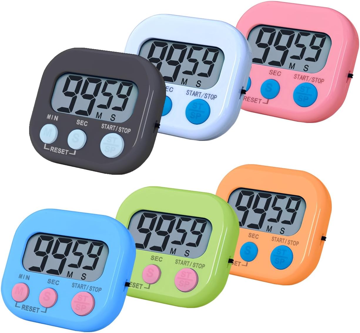 Baking Kitchen Set Up - Timer Dapur Magnetik Digital dengan Tampilan