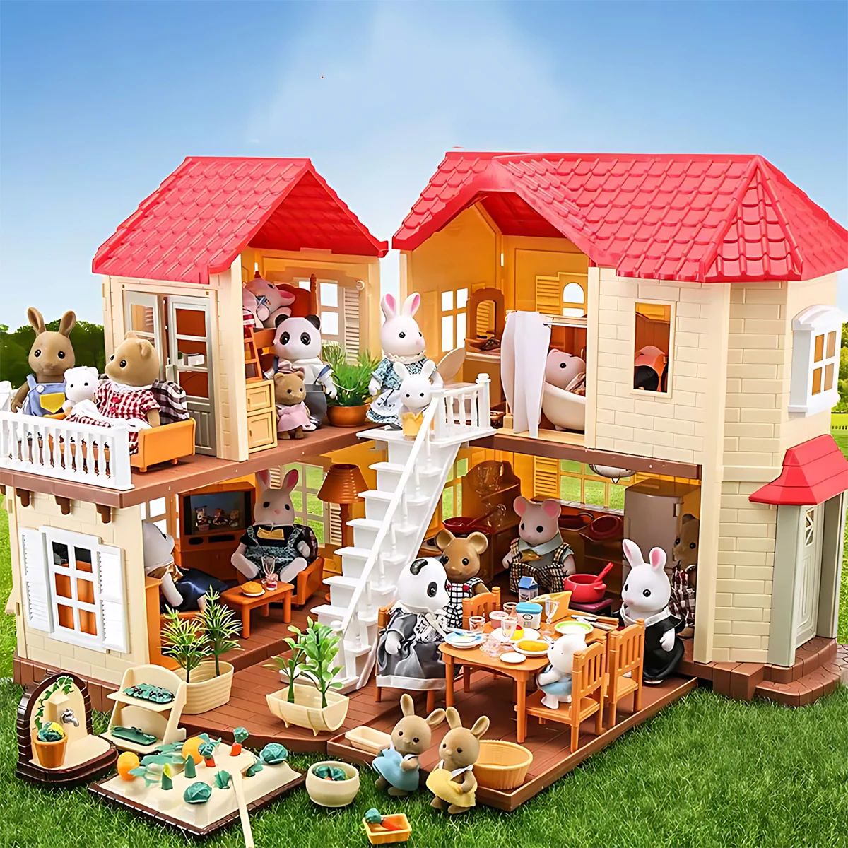 Kitchen Up - Furnitur Miniatur 1:12 Rumah Boneka Dapur