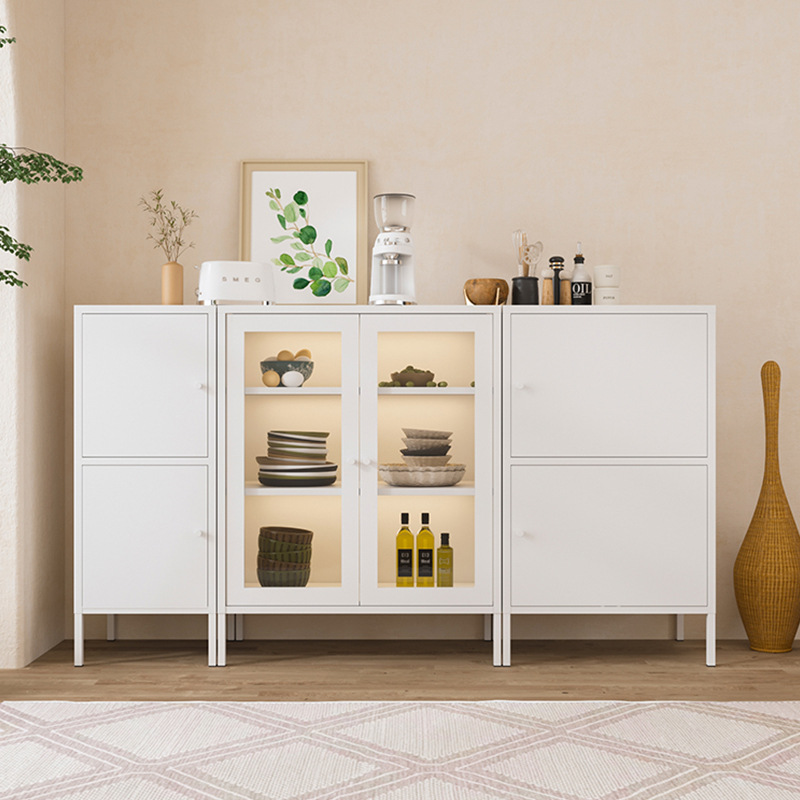Kitchen Zain - Lemari samping besi tempa, lemari penyimpanan,