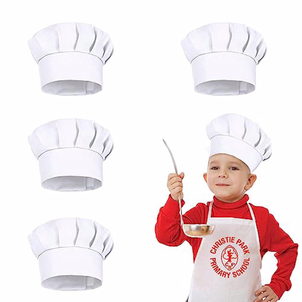 Baking Kitchen For Kids - 4pcs Topi Koki Anak Tinggi 21cm