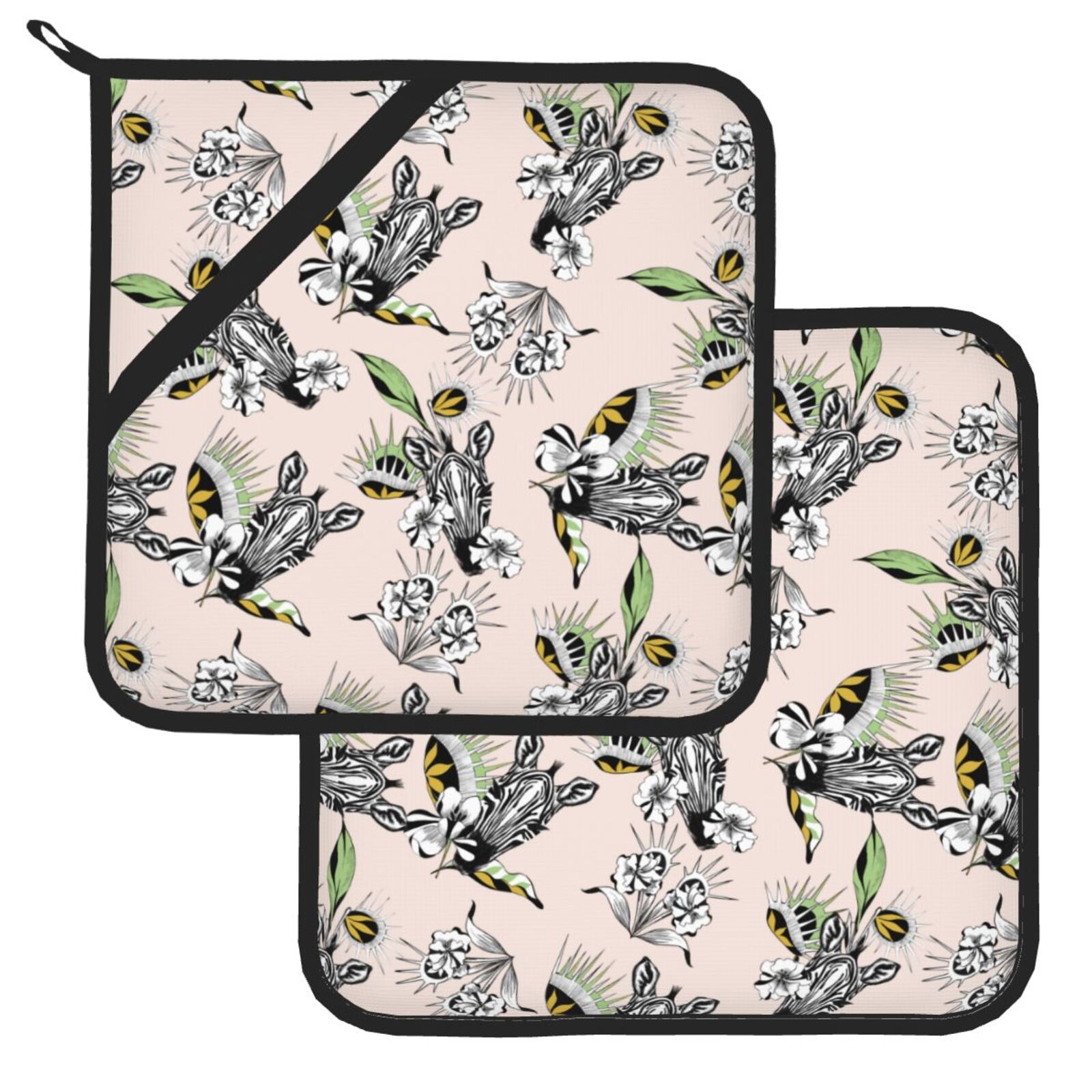 Pola Zebra Set Holder panci 2  - Kitchen Baking Dishes ulasan dan harga