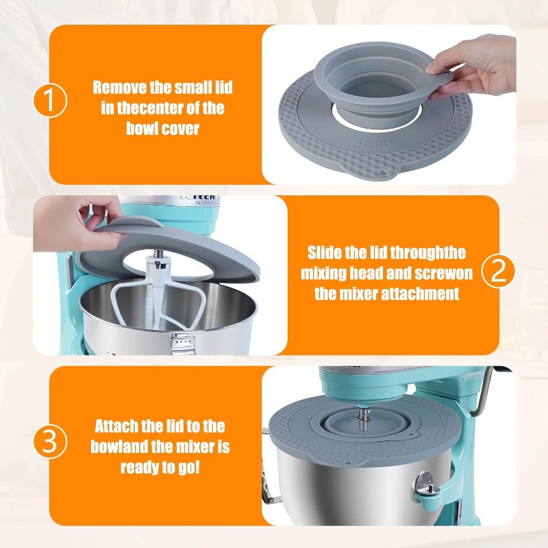 Penutup Mangkuk Mixer Silikon  - Kitchen Aid Baking Lid ulasan dan harga