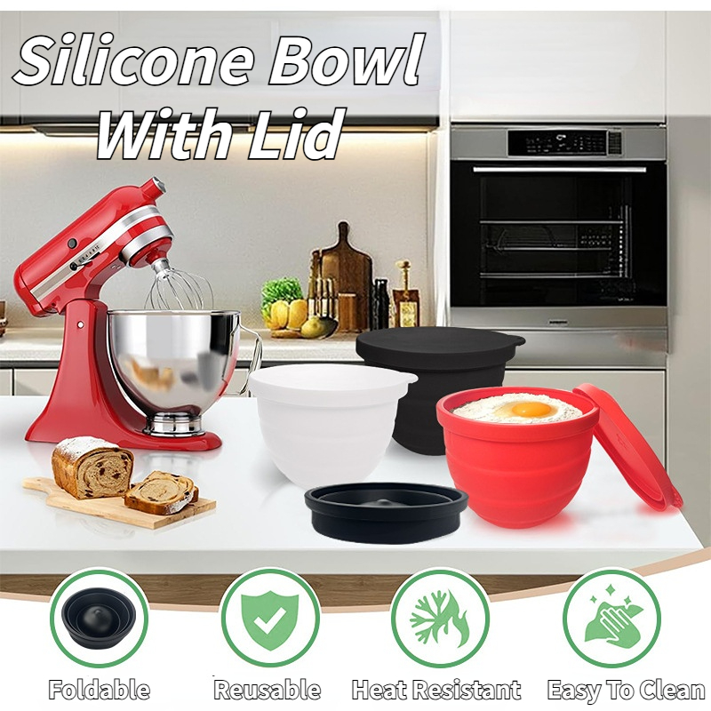 Mangkuk Silikon Lipat Dengan T - Kitchen Aid Baking Lid ulasan dan harga