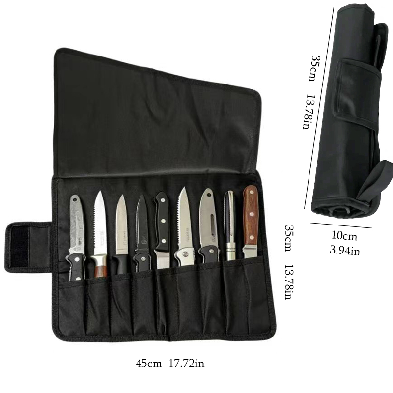 Tas Pisau Koki Lipat 9 Slot, T - Kitchen Up ulasan dan harga