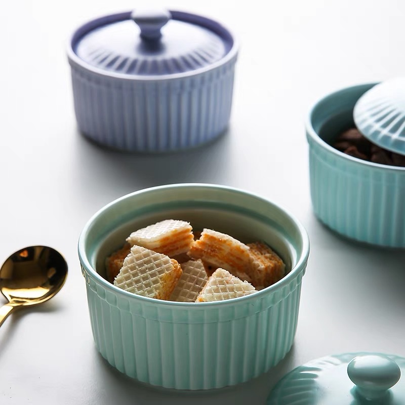 Mangkuk Ramekin Keramik dengan - Kitchen Baking Dishes ulasan dan harga