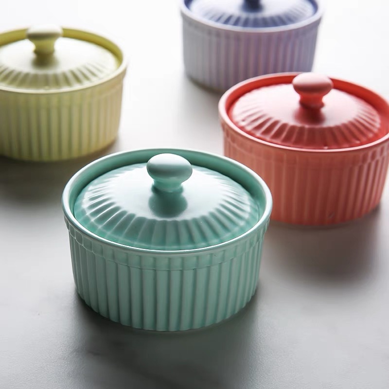 Mangkuk Ramekin Keramik dengan - Kitchen Baking Dishes ulasan dan harga