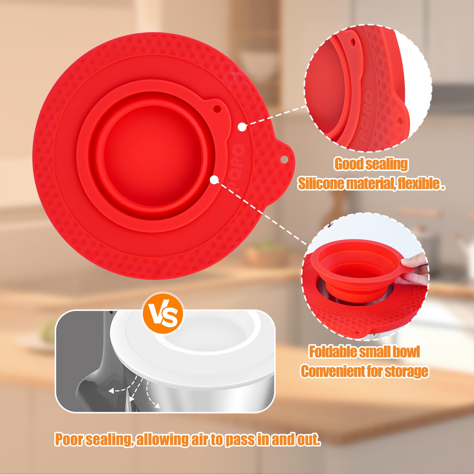 Tutup Mangkuk Silikon untuk Mi - Kitchen Aid Baking Lid ulasan dan harga