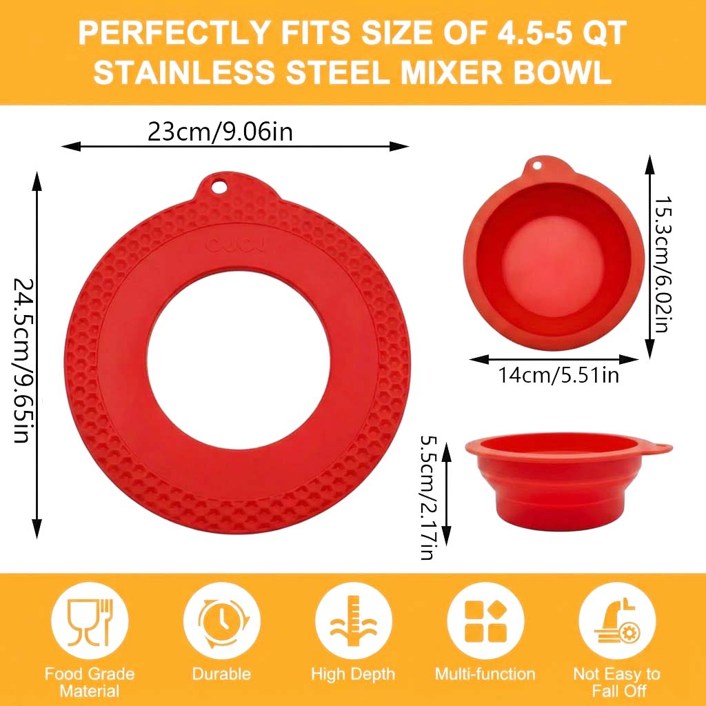 Tutup Mangkuk Silikon untuk Mi - Kitchen Aid Baking Lid ulasan dan harga