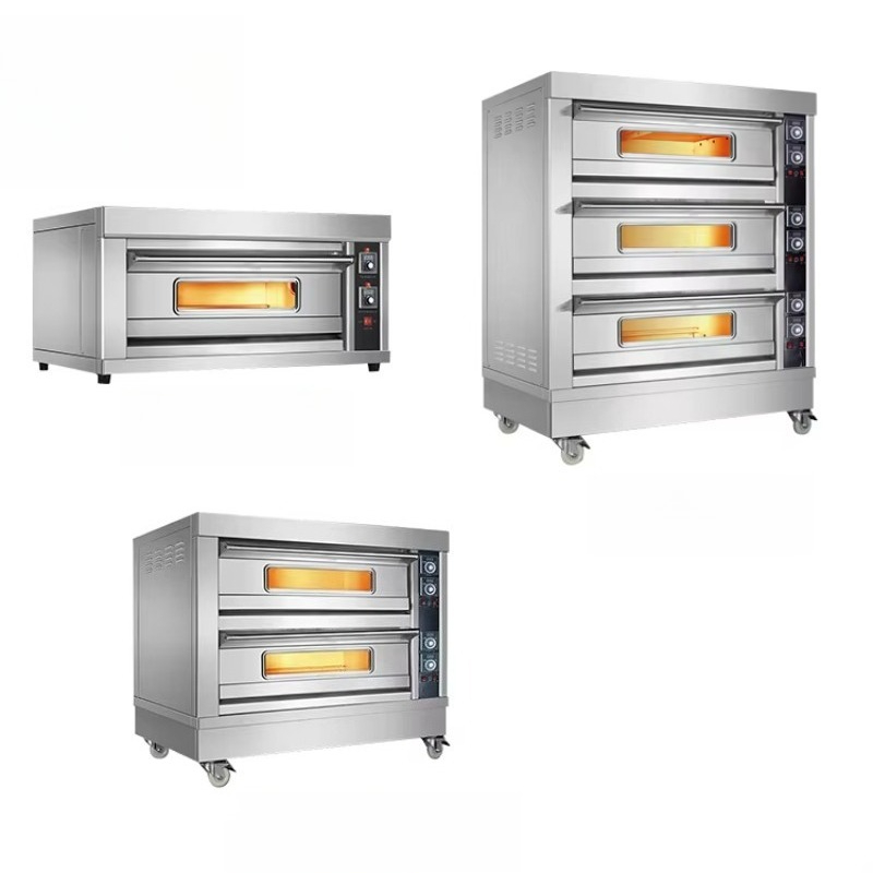 Oven Dek Listrik Kustom 1 Dek  - Commercial Kitchen Baking Oven ulasan dan harga