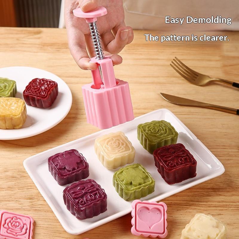 1 Set Cetakan Kue Bulan DIY Pl - Kitchen Baking Torch ulasan dan harga