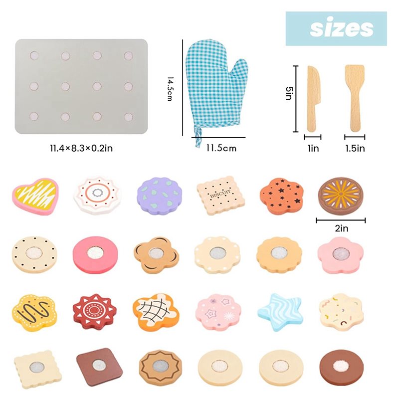 WOWFU-Set Makanan Mainan Kayu  - Baking Kitchen For Kids ulasan dan harga
