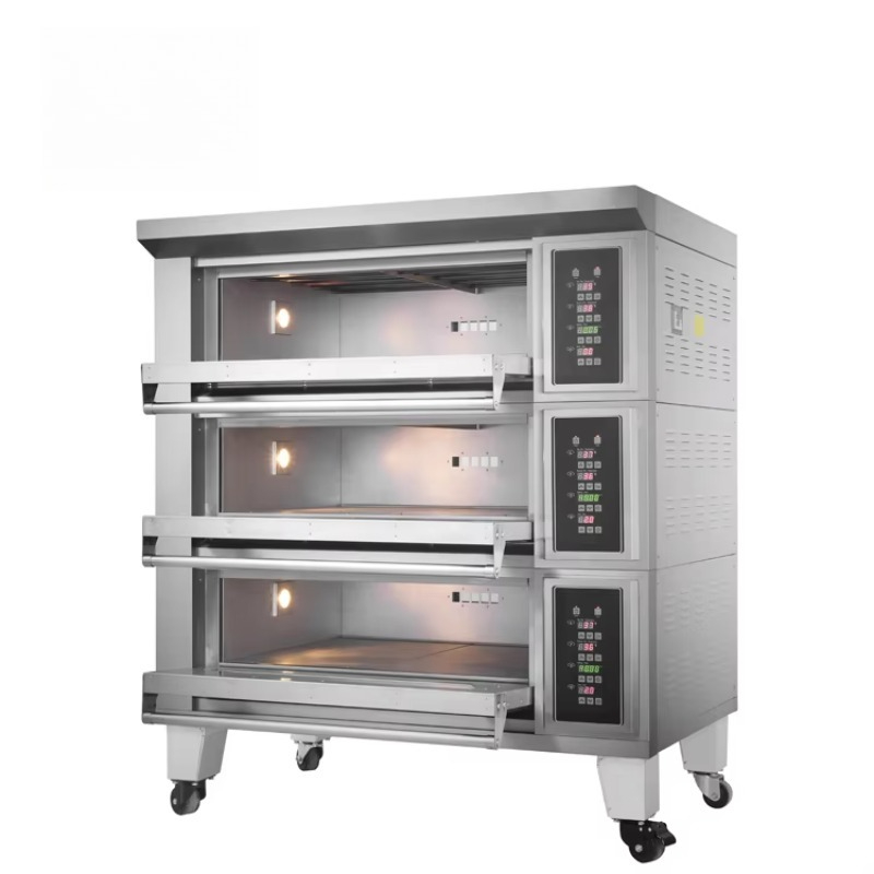 Oven Dek Listrik Kustom 1 Dek  - Commercial Kitchen Baking Oven ulasan dan harga