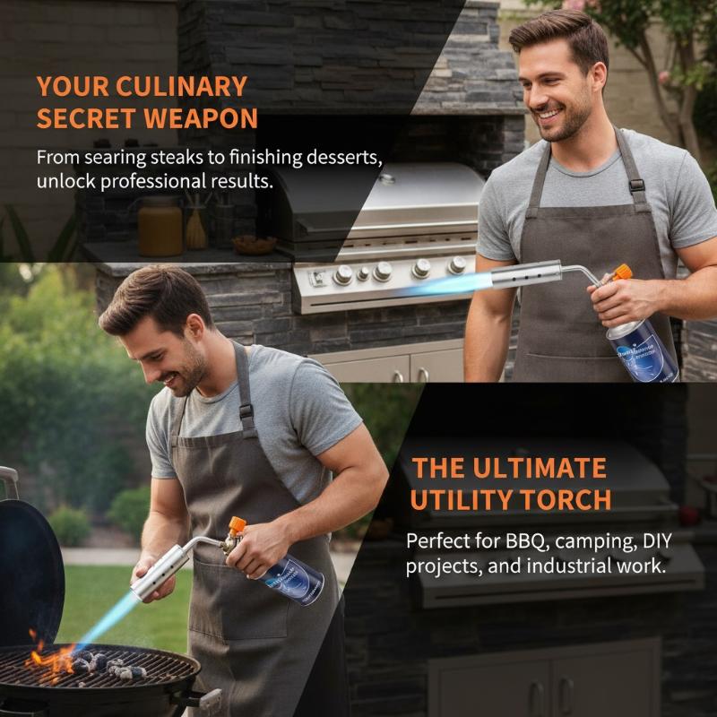 Obor Gas Butana yang Dapat Dis - Kitchen Baking Torch ulasan dan harga