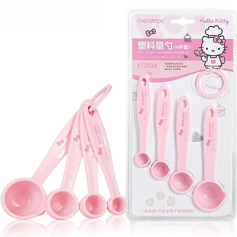 Set sendok ukur bermotif Hello - Kitchen Baking Scale ulasan dan harga