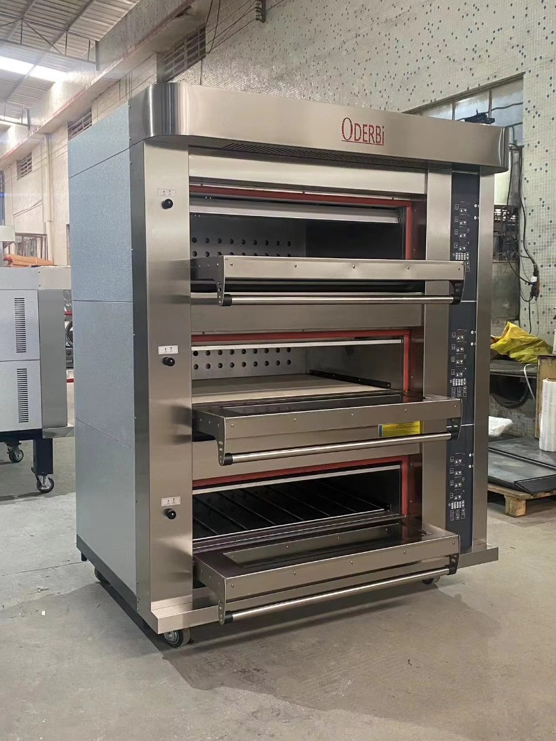 Oven Gas Komersial 3 Tingkat 6 - Commercial Kitchen Baking Oven ulasan dan harga