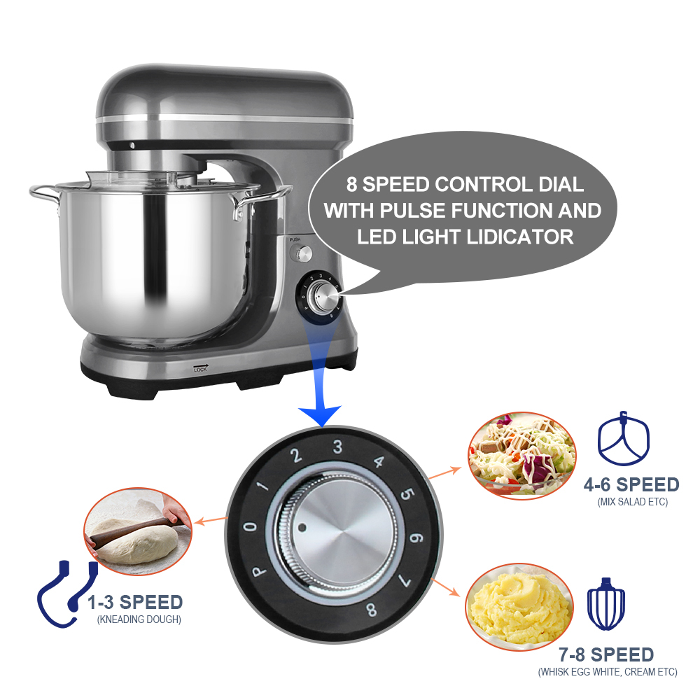 Mixer Elektrik 11L 2000W, Daya - Kitchen Baking Mixer ulasan dan harga