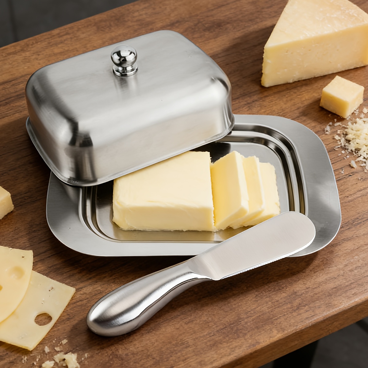 1 Buah Wadah Mentega Baja Taha - Kitchen Baking Dishes ulasan dan harga